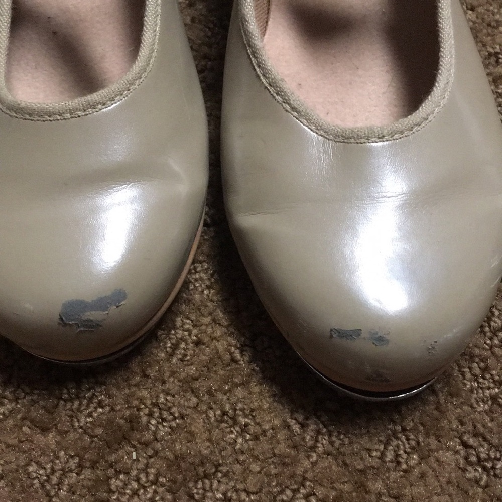 Tap shoes Bloch Girls size 1.5 dance preowned - Picture 3 of 6